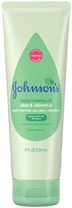 Johnsons Baby Lot de 2 huiles crémeuses à l'aloe vera et à la vitamine E 236 ml