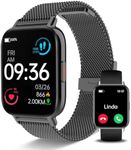 Smart Watch for Men Women,1.85" HD Fitness Activity Tracker with Bluetooth Call,IP68 Waterproof with Heart Rate Sleep Monitor,100 Sport Modes Counter Smart Watch Compatible with Android and iPhone