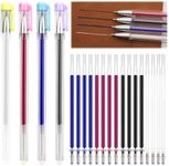 4 Colors Heat Erasable Pens with 20