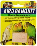 Zoo Med Laboratories BZMBBFS Bird Banquet Fruit Mineral Block, Small