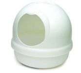 Petmate Booda Dome Litter Pan, Metallic Pearl White