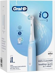 Oral-B iO Series 3 Electric Toothbrush, Ice Blue