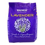 Waxness Wax Necessities Polymer Blend Luxury Face Hard Wax Beads Lavender Oil 14 Ounces