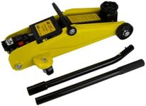 AA 2 TONNE TROLLEY JACK AA3282 Lifting Range - For Cars/Vehicles - TUV/GS Approved - Includes Case/Instructions,black yellow,-135mm to 330mm