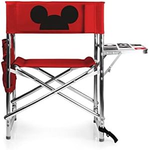 Disney Classics Mickey Mouse Portable Folding Sports Chair, Red
