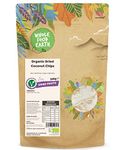 Wholefood Earth Organic Dried Coconut Chips – 500g | Raw | GMO Free | Vegan | High Fibre | Certified Organic