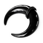 Black Acrylic Buffalo Horn Taper Choose Your Size! Claw Flesh Tunnels Bull Expander U Ear Stretcher Plug 12MM