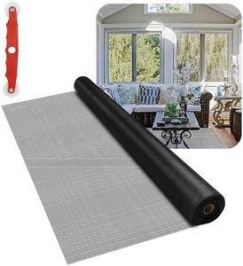 Fiberglass Window Screen Mesh Roll - 36"x100', Easy-to-Cut Screen Door Mesh for Windows, Pool, Porch Durable Mesh Replacement Option
