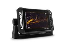 Lowrance Elite FS 7 Fish Finder with HDI Transducer, Preloaded C-MAP Contour+ Charts