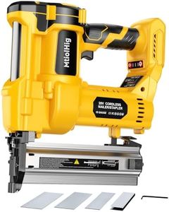 Cordless 2" Brad Nailer Compatible with Dewalt 20V Battery, 2-in-1 Electric Nail Gun/Staple Gun, 18 Gauge Nail Gun Battery Powered with 1000 Nails, Adjustable Depth, 2 Modes, 7.2LBS, Tool only