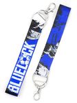 ComicSense.xyz Polyester Blue Lock Anime Lanyard Keyring, Anime Keychain For Bag Bike Car Collectible- Pack Of 1