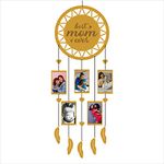 Artle Media Gift - Dream Catcher with Photo Frame and Mom Birthday Gift, Wall Hanging, Home Decore (Medium, Best Mom Ever Brown)