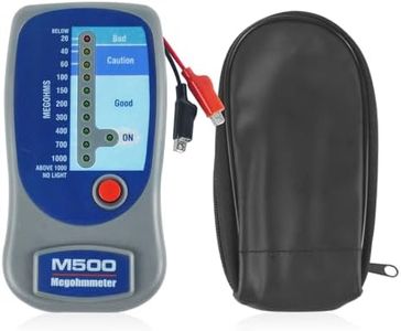 M500 Insulation Tester/Electronic Megohmmeter 500V with Soft Carrying Case
