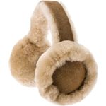 Snugrugs Ladies Full Sheepskin Ear Muffs with Gift Box, Chestnut