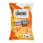 THE CURATORS High Protein Veggie Cheese Puffs, Multipack Crisps, 30g (20 Packs), 10g Plant Protein, Vegan, Gluten Free