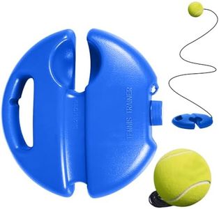 linseyCove Tennis Ball Training Baseboard, 2026 New Tennis rebounder with Weighted Base, Portable Tennis Trainer for Home use,Multifunctional Tennis Solo Practice kit for Backyard (B)