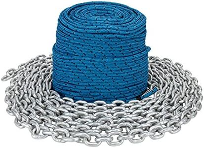 Trac Outdoors 300/20 Anchor Rode - 300 ft Rope with 20 ft Chain - Designed for Use with Trac Brand Electric Winches - Features a 2,900 lb. Break Strength (69084)