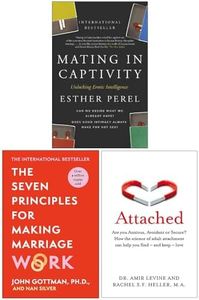 Mating in Captivity, The Seven Principles For Making Marriage Work, Attached 3 Books Collection Set