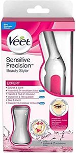 Veet Sensitive Precision Expert - Rasoir Electrique - Visage, Maillot et Aisselles, Jetable