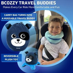 BCOZZY Kids Travel Pillow, Small – Navy Neck Support Cushion