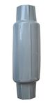 Dock Edge Torpedo Pipe Bumper, 18", PVC- Grey