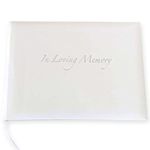 Esposti in Loving Memory Condolence Book - Open Format Inner Pages - Pale Ivory - (Size 8.9" x 6.7" x 1.2")