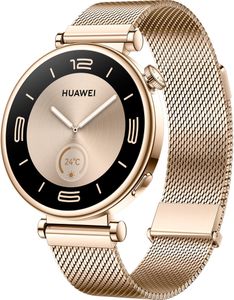 HUAWEI WATCH GT 4 Smartwatch – Milanese Gold Stainless Steel