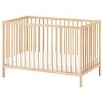 IKEA SNIGLAR Cot, Beech, 60x120 cm