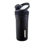 Hack Athletics Premium Stainless Steel Insulated Shaker Bottles for Gym, Protein Shaker, Pre Workout Bottle, Water Bottle for Men and Women, BPA Free Material 100% Leakproof | 709ML (Black)