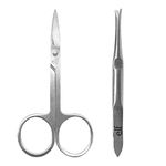 e.l.f. On Point Brow Kit, Duo of Pro-Quality Eyebrow Scissors & Tweezers for Shaping Eyebrows, Great for Precise Shaping, Vegan & Cruelty-Free