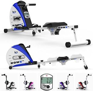 We R Sports Premium Rowing Machine Elastic Cord Resistance Body Tonner Home Rower Fitness Cardio Workout Weight Loss (Blue)