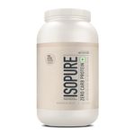 Isopure Unflavored Protein Powder – 2.20 lbs, 1 kg, 25g of 100% Whey Protein Isolate/serve, Zero-carb/sugar/fat, Lactose-free, Vegetarian protein for Men & Women. Offer Pack