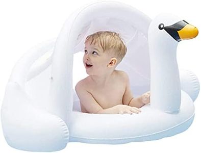 Swimming Rings Pool Floats Swan Flamingo Swimming Rings Inflatable Tubes Floaties for Kids Boys Girs Toddlers Age 8-43