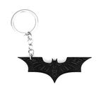 RainSound Batman Superhero Wing Metal Keychain (Black)