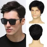 Iyaan Synthetic Men Wig (Dark Brown)