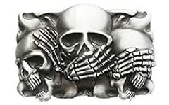 Tattoo Skull Country Music Guitar Belt Buckle Mix Styles Choice Stock in US (5)