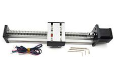 Befenybay 200mm Travel Length Linear Rail Guide Ballscrew SFU1605 with NEMA17 Stepper Motor for DIY CNC Router Parts X Y Z Linear Stage Actuator