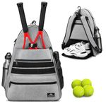 MATEIN Tennis Bags for Men & Women, Large Tennis Backpack with Ventilated Shoe Compartment Hold Tennis Racket, Pickleball Paddles, Badminton Rackets and Balls Accessories