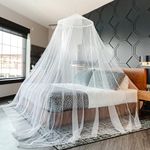 Premium Mosquito Net for King and California King Bed by Tedderfield; Conical Screen Netting; Spacious Canopy Extra Wide + Extra Long; Indoor Outdoor Use; Ideal for Travel; Insect Protection Repellent