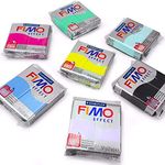 FIMO Effect Polymer Oven Modelling Clay - 6 x 2 oz Blocks - Set of 6 - Pastel Finish