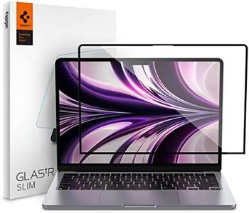 SPIGEN GLAS.tR Slim Screen Protector Designed for Apple MacBook Air 13-inch M3 2024/ M2 2022 9H Tempered Glass [1-Pack] - Clear