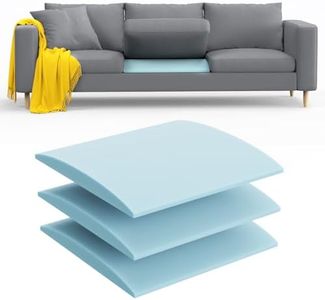 MYLIFESION Couch Cushion Support, Firm 40D Foam Sofa Support for Sagging Seat, High Density Foam Replacement for Fits Loveseats, Sectionals, Couch Supports for Sagging Cushion Set of 3
