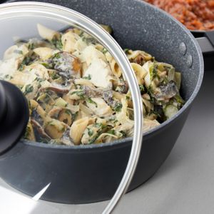 Russell Hobbs Metallic Marble 5-Piece Non-Stick Pan Set – Induction Safe