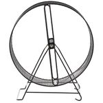 Mikikit Hamster Running Wheel Rat Running Wheel Hamster Wheel 8 Inch Hamster Wheel Silent Hamster Rolling Ball Silent Runner Hamster Wheel Hamster Car Wheel Gym Ball Fitness Large Iron