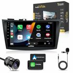 Audio Wheels 9" Android 13 Car Stereo for Maruti Swift 2011–17 | 2GB+32GB | 1280P IPS Display | Gorilla Glass | AHD Reverse Camera | with Dashboard Frame