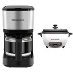 Elite Gourmet Automatic Brew & Drip Coffee Maker | BLACK+DECKER 2-in-1 Rice Cooker & Food Steamer (6-Cup)