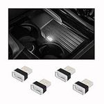 Ohleats 4PCS USB LED Car Interior A