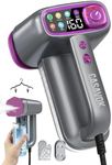 Travel Steamer for Clothes,Handheld Steamer for Clothes,2 in 1 steamer and iron,160ml Large Water Tank Portable Steamer for Clothes,6 Steam Mode&Dual-Layer Heated Steam Plate,120V for Home,Office