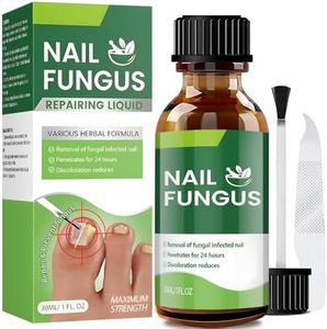 Calpol Toenail Fungus Treatment Extra Strength,Toenail Fungus Treatment,Nail Fungus Treatment Extra Strength for Athletes Foot, Thick, Broken, Discolored & Damaged Nail-30Ml, Green