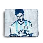 ShopMantra Men's Lionel Messi Artwork Printed PU Leather Wallet [Multicolour]